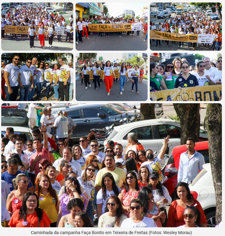 Caminhada da campanha Faça Bonito promove a conscientização e o combate da violência sexual contra crianças e adolescentes; confira
