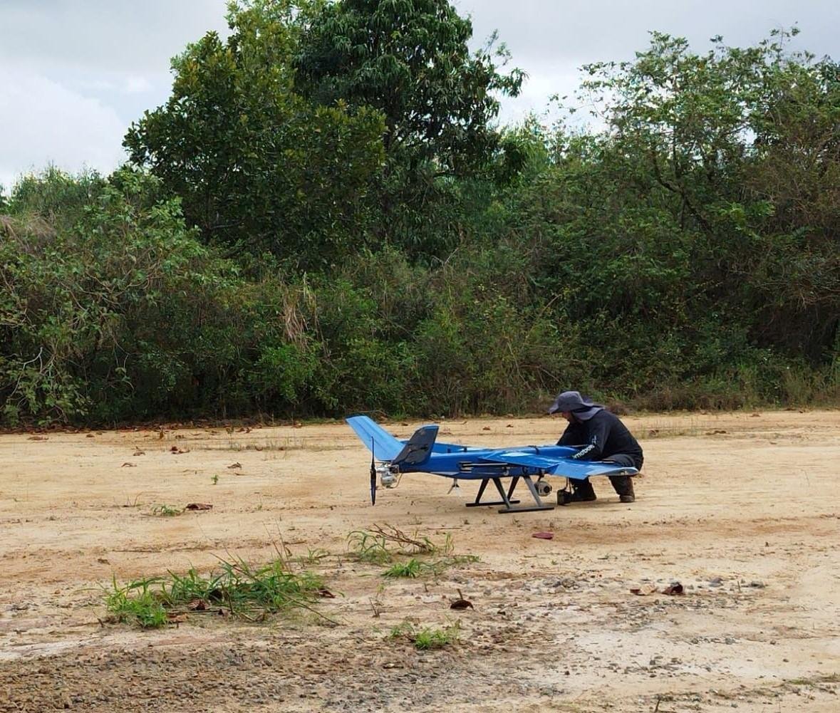 Superdrone brasileiro será utilizado para monitorar áreas florestais da Suzano