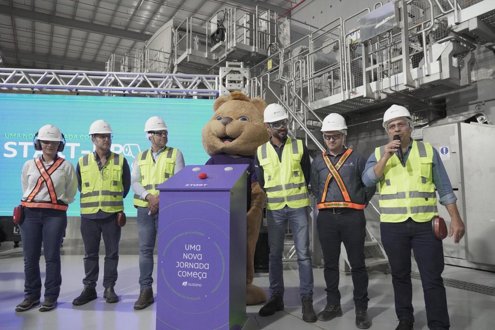 Suzano dá start up à fábrica de papel higiênico em Aracruz e fortalece polo industrial capixaba