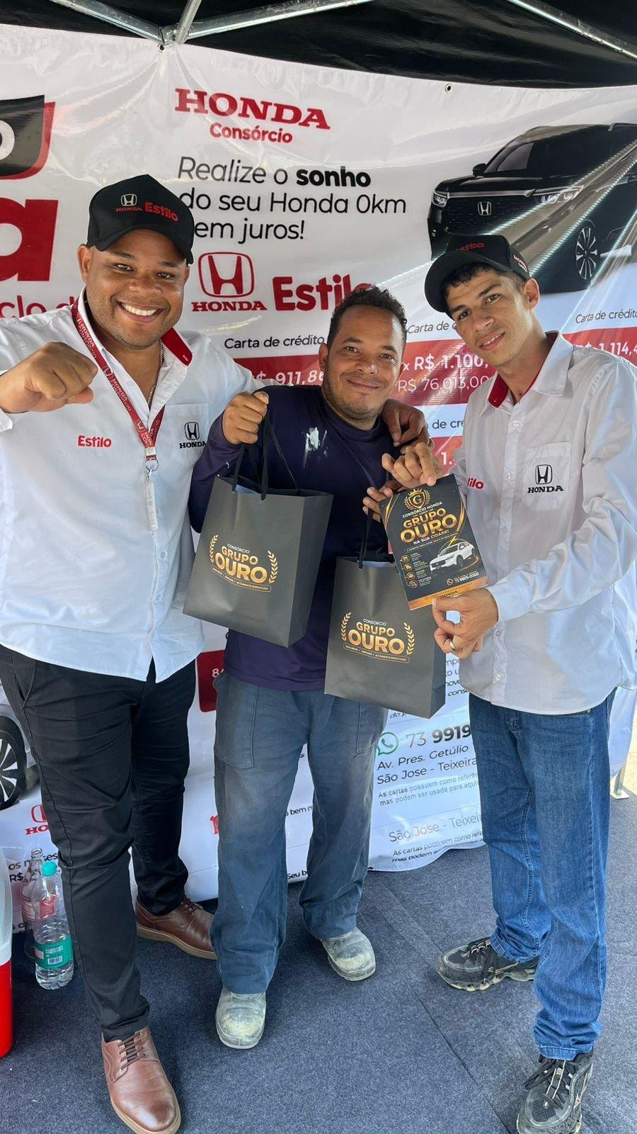 Grupo Ouro do Consórcio Honda Fácil 4 Rodas esgota todas as vagas durante ação inédita em Pedro Canário
