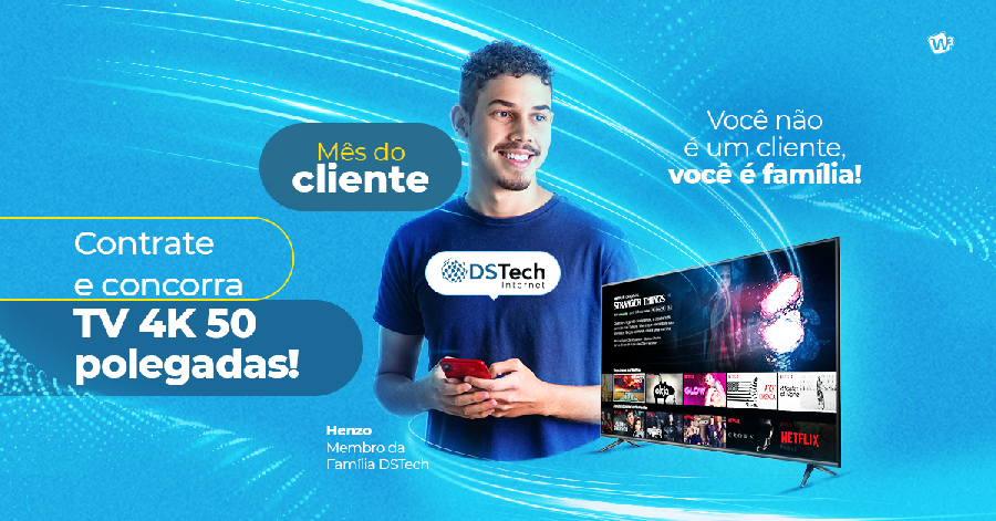 “Você não é cliente, é família”: provedor de internet tem promoção especial para você! “Você não é cliente, é família”: provedor de internet tem promoção especial para você!