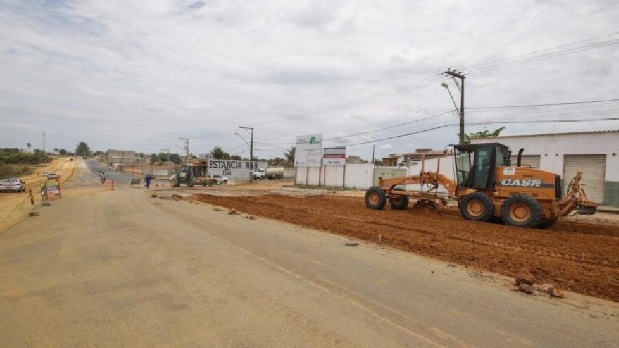  Obra na Duplicação da Avenida Presidente Getúlio Vargas, na saída para Medeiros Neto, terá plantio de árvores