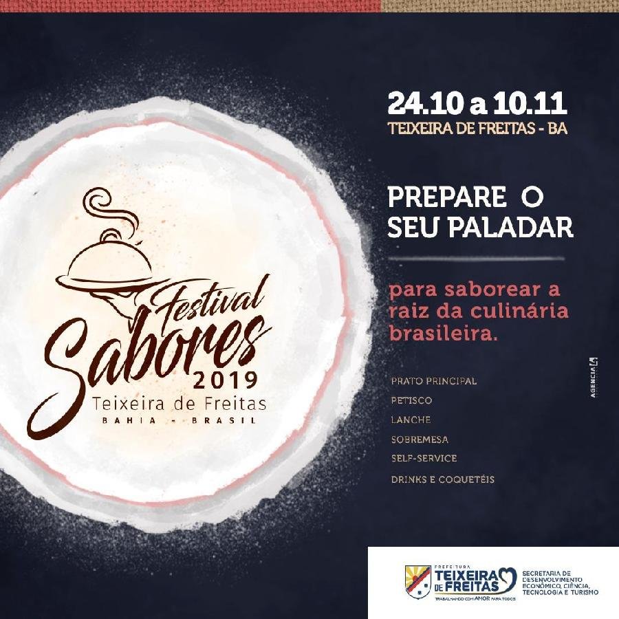 Festival Gastronômico Sabores de Teixeira de Freitas começa nesta quinta-feira, 24