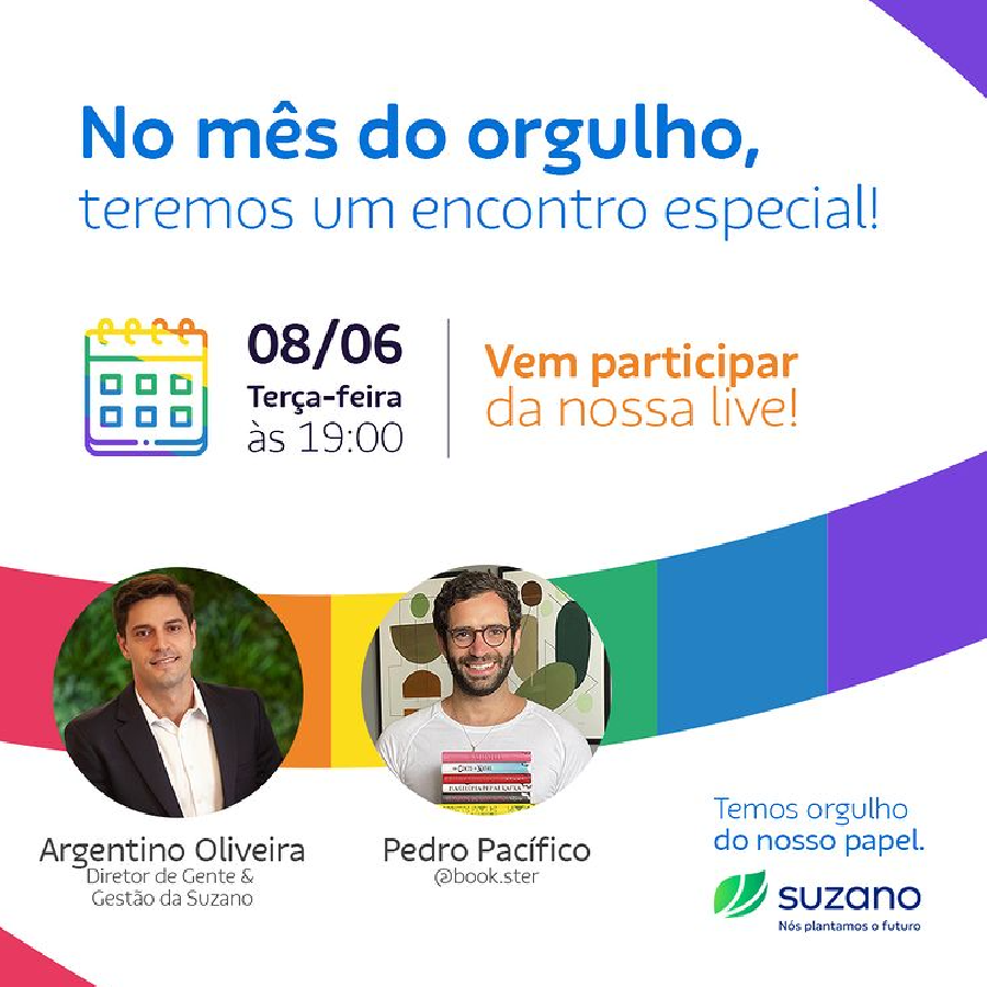 Suzano promove Live sobre diversidade, inclusão e literatura com a participação do influenciador digital Book.ster 
