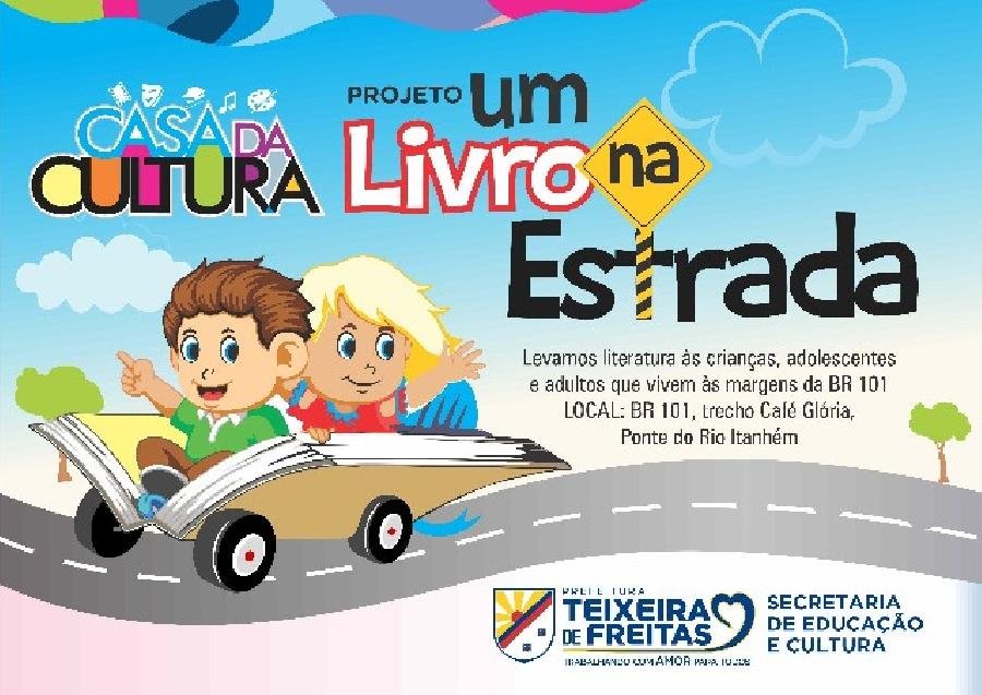  Projeto Um Livro na Estrada inicia atividades nesta terça-feira (12)