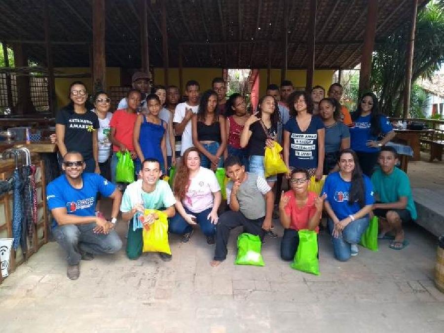  Adolescentes assistidos pelo Centro de Atenção Psicossocial fazem visita a Fazenda Cascata