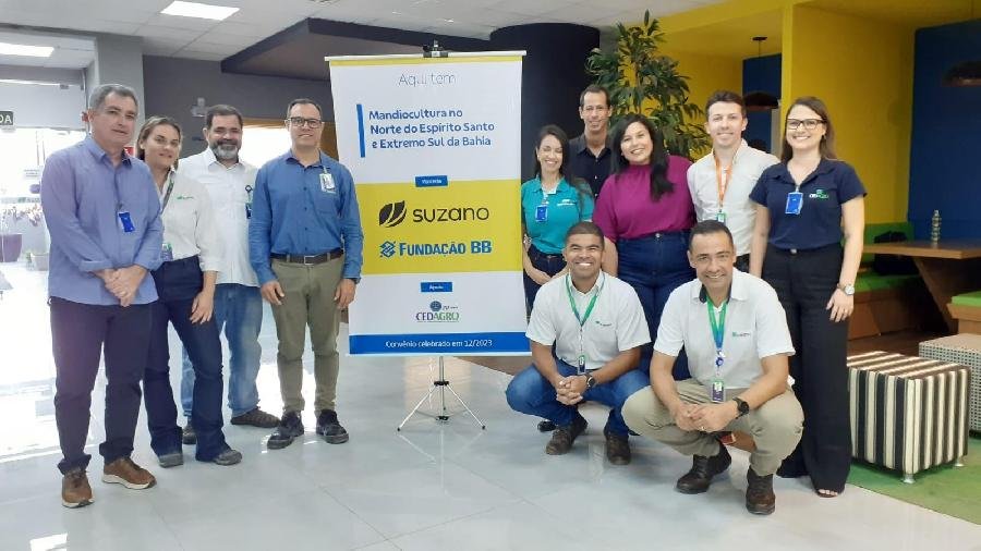 Firmada parceria entre Suzano e Fundação Banco do Brasil para alavancar a cadeia da mandiocultura nos estados da Bahia e Espírito Santo