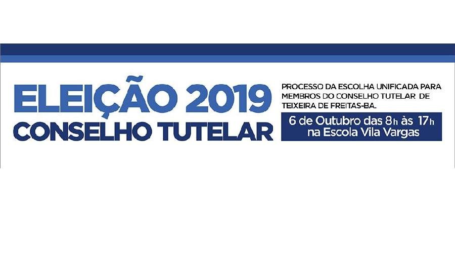 Conselheiros tutelares de Teixeira de Freitas serão eleitos neste domingo (6)