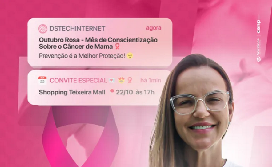 É amanhã! DSTech e Arandu Saúde te convidam para um bate-papo sobre o câncer de mama
