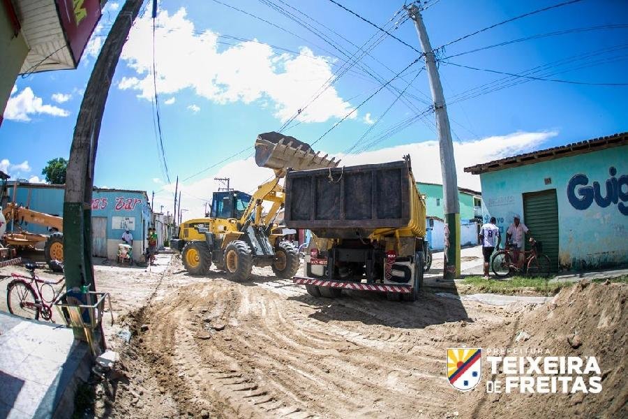 O Programa Teixeira Asfaltada continua e agora é no bairro são Lourenço