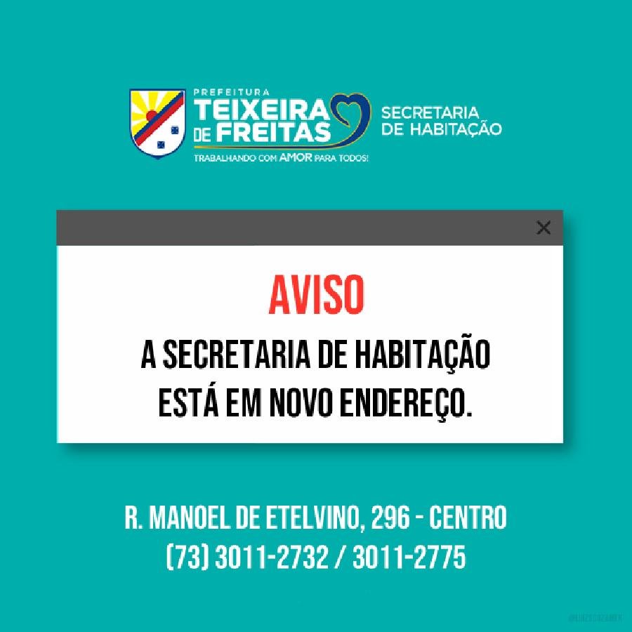  Secretaria Municipal de Habitação muda para novo endereço