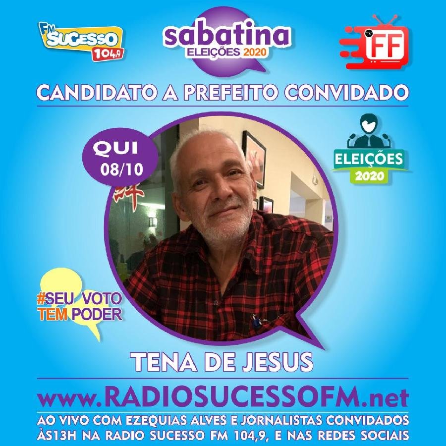 Último dia de Sabatina na Rádio Sucesso 104,9 FM e TVFF