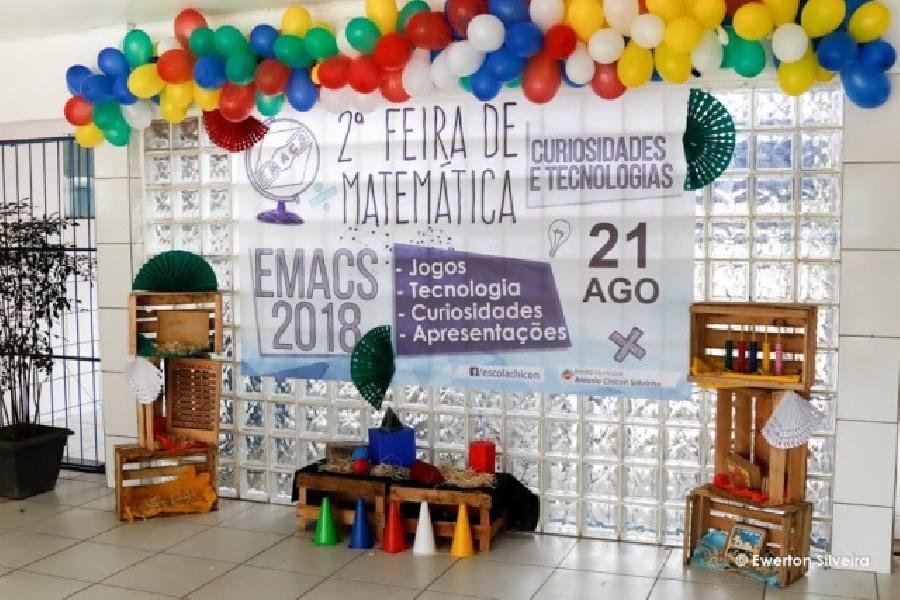  Assunto: Estudantes da Escola Municipal Antônio Chicon Sobrinho participam de 2ª Feira de Matemática