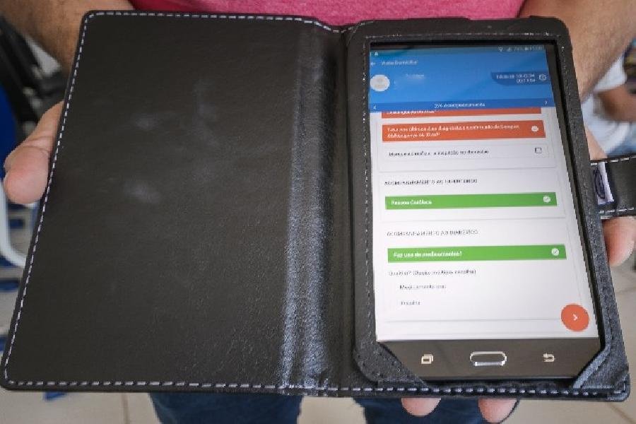 Agentes de Saúde usarão tablets nas visitas domiciliares Agentes de Saúde usarão tablets nas visitas domiciliares