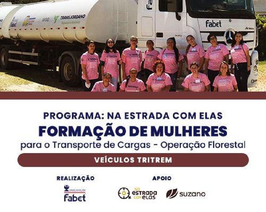 Programa Na Estrada Com Elas recebe inscrições até 15 de julho