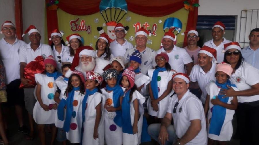 Cras realiza evento natalino para as crianças assistidas