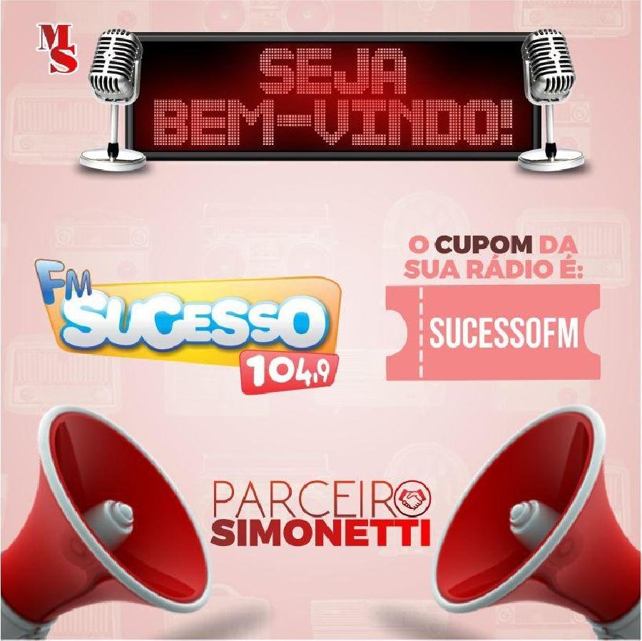 CUPOM DE DESCONTO SUCESSO FM