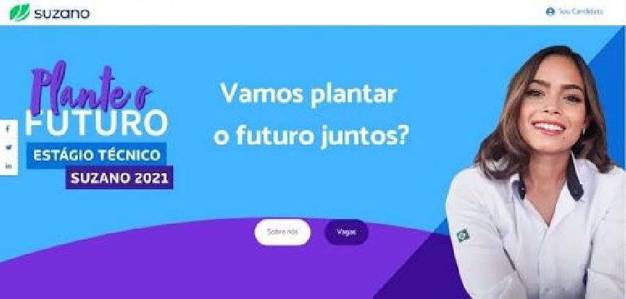Suzano conclui inscrições do Programa de Estágio Técnico no dia 27