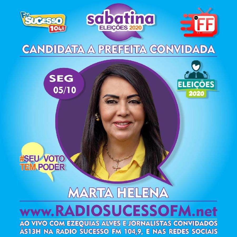 Rádio Sucesso 104,9 FM e TVFF realizaram a terceira sabatina dos candidatos a prefeito