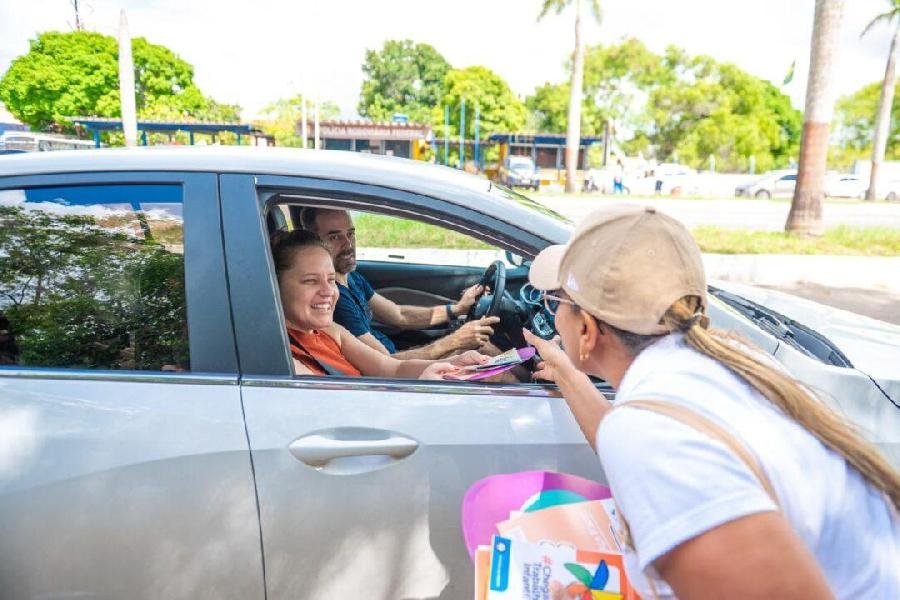 Ação educativa na BR-101 
