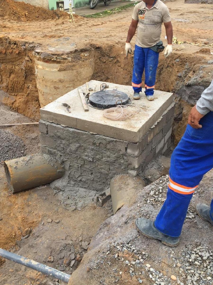 Obra de drenagem pluvial no bairro Recanto Lago ultrapassa 90%