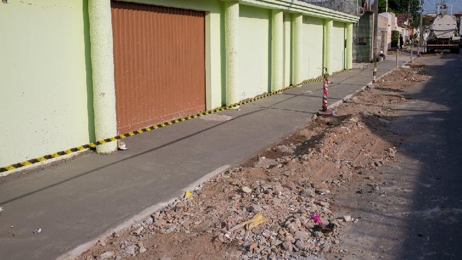  Calçadas no Bela Vista são adequadas com acessibilidade com apoio da Prefeitura de Teixeira de Freitas